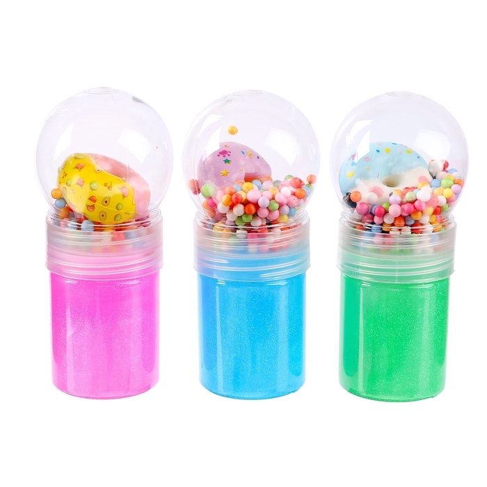 Лизун - слайм с игрушкой, цвета МИКС Лизун - слайм с игрушкой, цвета МИКС