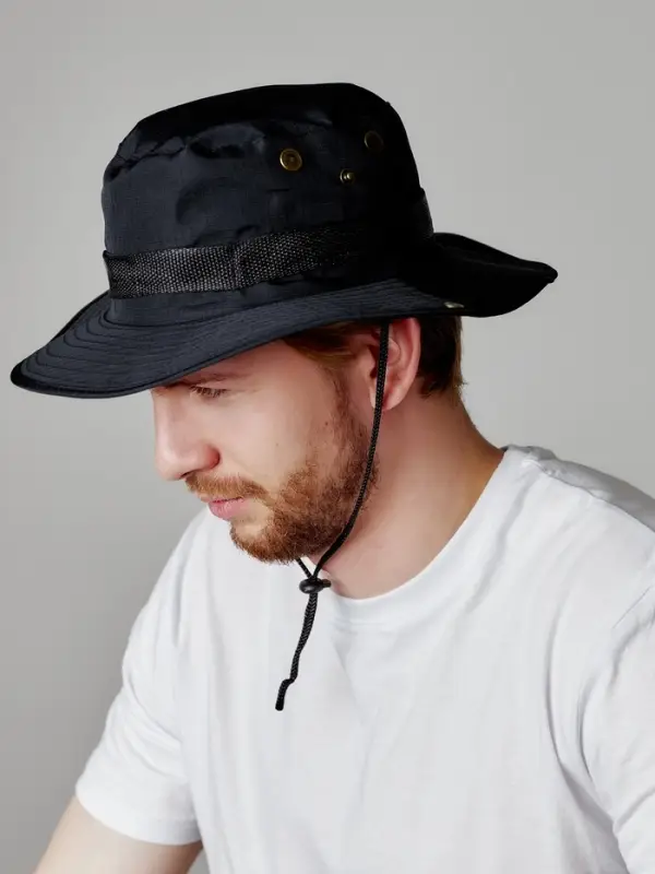 Панама тактическая Storm tactic, до 60 см, черная