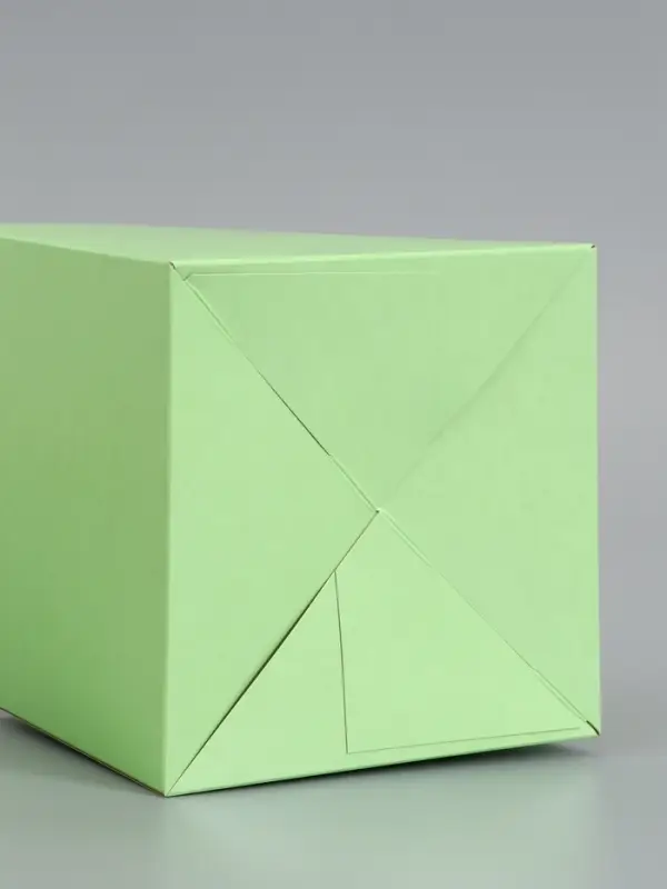Пакет-переноска для цветов, с зелёным картонным основанием, 14&times;14&times;11.5&times;79&plusmn;5% см