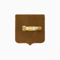 Значок &laquo;Герб&raquo;, 3 см, цветной в золоте