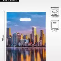 Пакет &laquo;Ракурс&raquo;, полиэтиленовый с вырубной ручкой, 30&times;40 см, 60 мкм 10371009