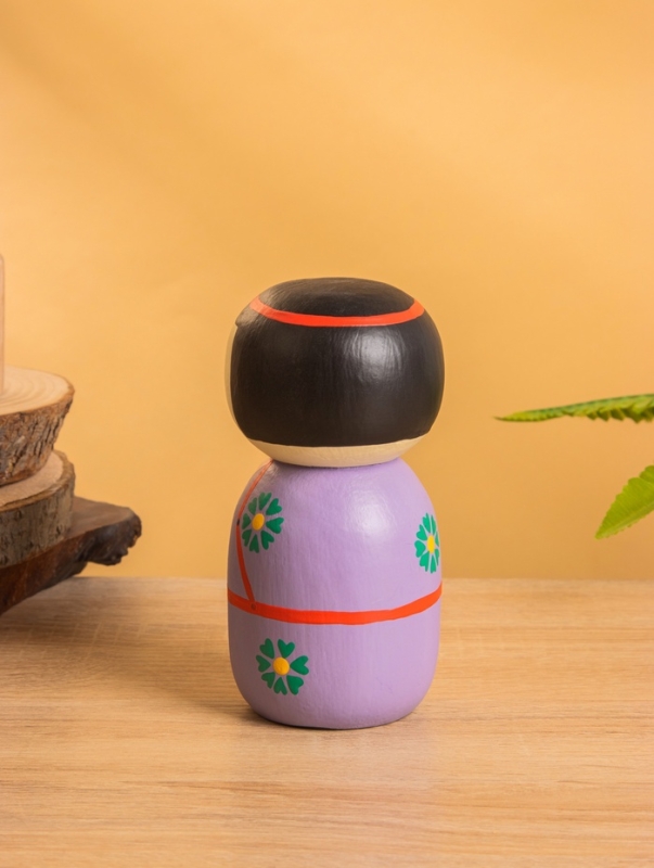 Деревянная кукла кокеши Деревянная кукла кокеши "Зои" 7х7,5х15 см