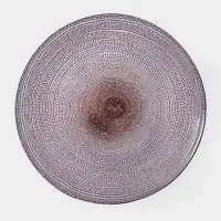 Блюдо для торта Inspiration, d=28 см, на ножке, стекло, фиолетовое