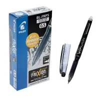 Стираемая ручка Pilot. Frixion, гелевая, чёрный стержень BL-FRP5 (B), узел 0.5 мм