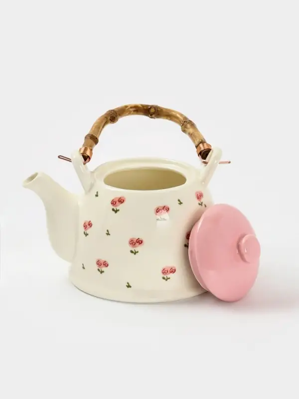 Набор чайный 4 персоны, чайник 20х14,5х12 см, 4 стакана 8,5х7см