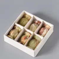 Набор Церковных подсвечников, 6 шт, 3&times;4.5 см, оникс