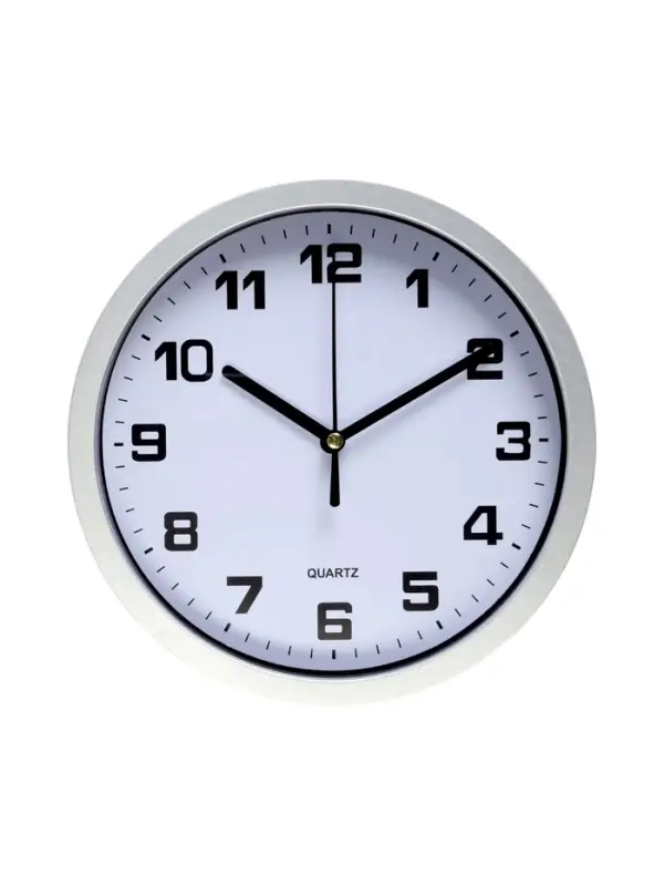 Часы настенные классические &laquo;Соломон&raquo;, бесшумные, плавный ход, d=19 см, циферблат d=17.5 см, белые