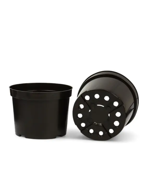 Горшок для рассады, 7.5 л, d=26 см, h=20 см, чёрный, Greengo