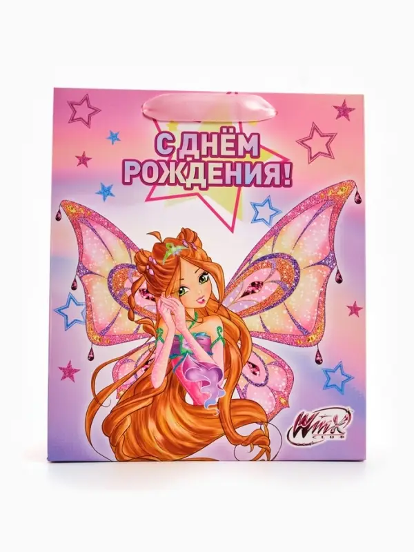 Пакет подарочный детский Winx, ML 23&times;27&times;11.5, см