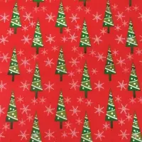 Бумага упаковочная тишью "Зимний лес", красная, 50 х 66 см Бумага упаковочная тишью "Зимний лес", красная, 50 х 66 см