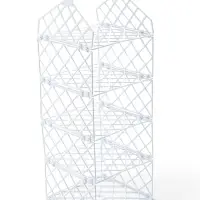 Вешалка - полка, 80&times;29&times;29 см, 4 маленькие полки, белая