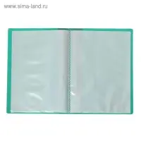 Набор папок А5, 20 вкладышей, Calligrata, карман на корешке, микс, 4 штуки