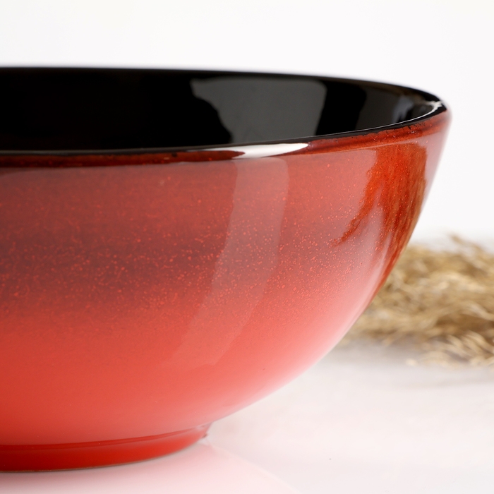 Салатник  Салатник "Удачный средний" 1л / 18х7,5см, красный