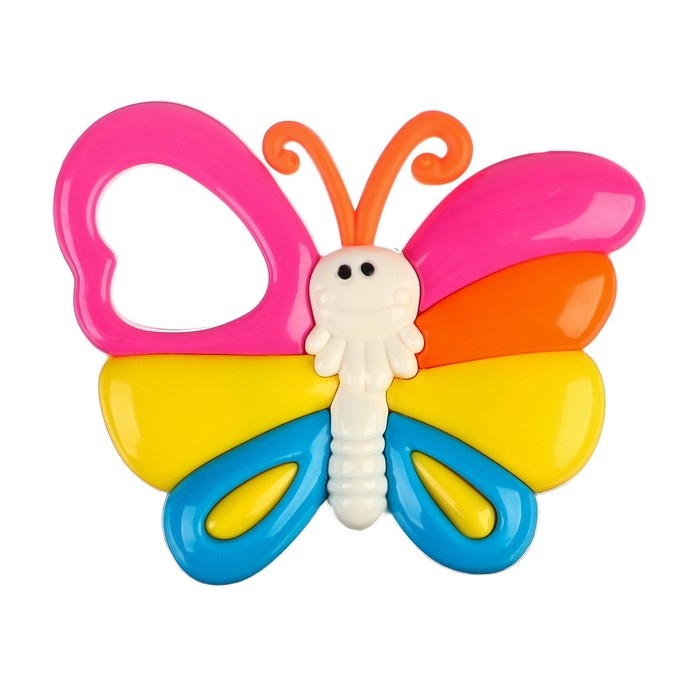 Набор погремушек «Барашек и Бабочка», 2 шт, Крошка Набор погремушек «Барашек и Бабочка», 2 шт, Крошка