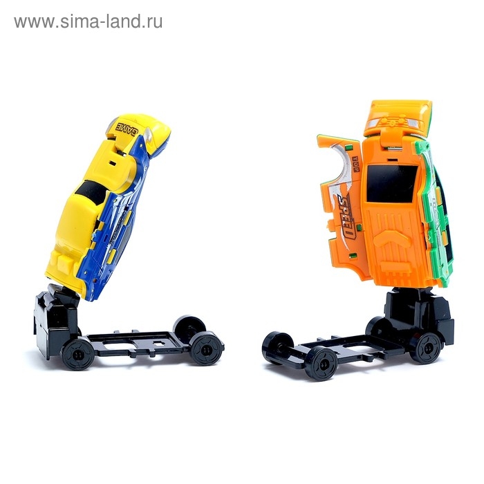 Машина «Гонка», трансформируется, набор 2 штуки, МИКС