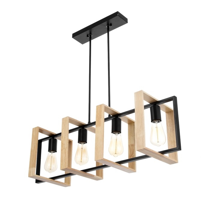 Светильник Светильник "Лиам" 5хЕ27 40Вт черный 80х25х70 см