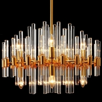Люстра 1171/10 Е14 40Вт золото 60х60х40 см BayerLux