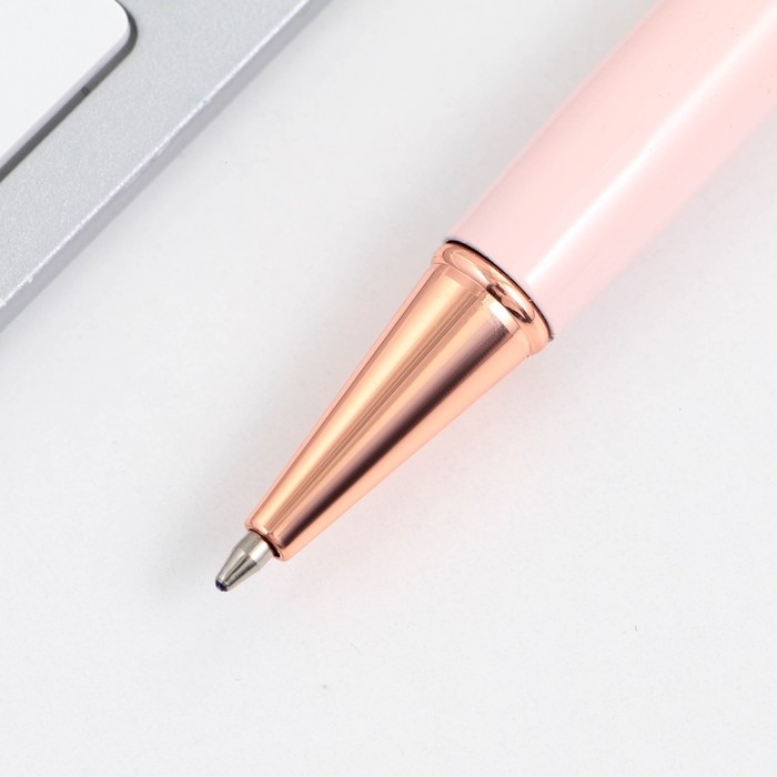 Ручка с шейкером «Учителю: Учитель», синяя паста, металл, 1 мм