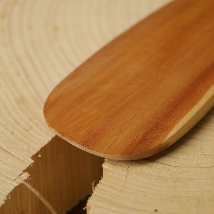 Лопатка, кухонная, с резной ручкой, можжевельник, 27 см, Лопатка, кухонная, с резной ручкой, можжевельник, 27 см,