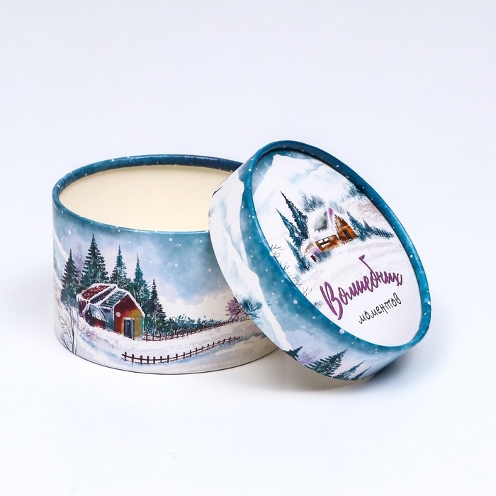 Новый год. Коробка Новый год. Коробка "Волшебных моментов" завальцованная без окна 13 х 8,5 см