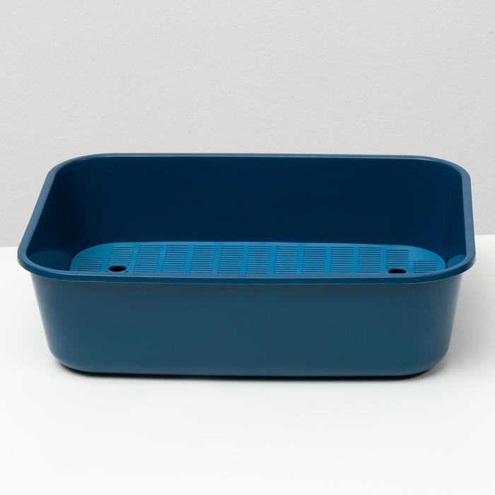 Туалет Сима с сеткой 29 х 38 х 10,5 синий FIX Туалет Сима с сеткой 29 х 38 х 10,5 синий FIX