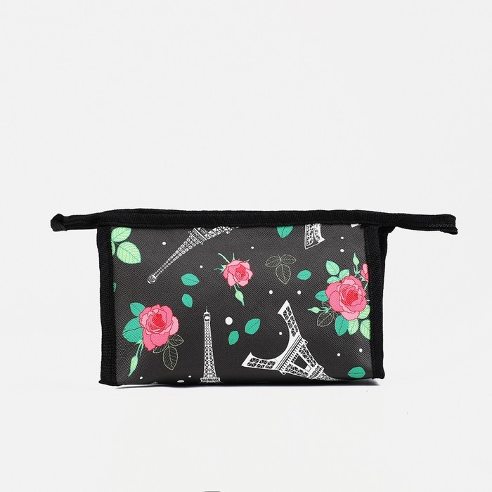 Косметичка на молнии, цвет чёрный Косметичка на молнии, цвет чёрный