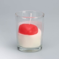Свеча ароматическая в стакане "Scented Candle", жасмин, 5х6,5 см