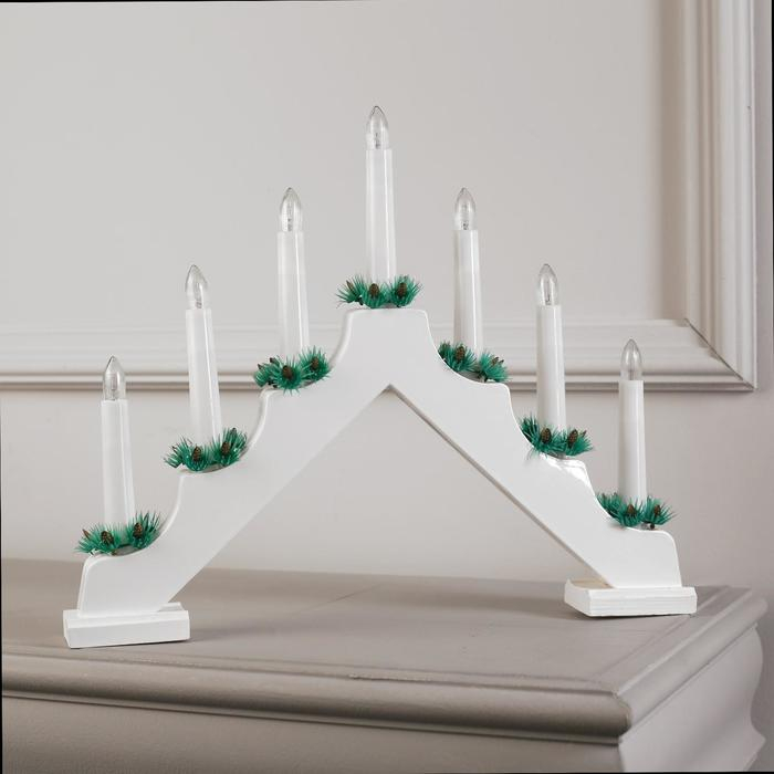 Светодиодная фигура «Рождественская горка» 39 × 31 × 5 см, дерево, 220 В, свечение тёплое белое Светодиодная фигура «Рождественская горка» 39 × 31 × 5 см, дерево, 220 В, свечение тёплое белое