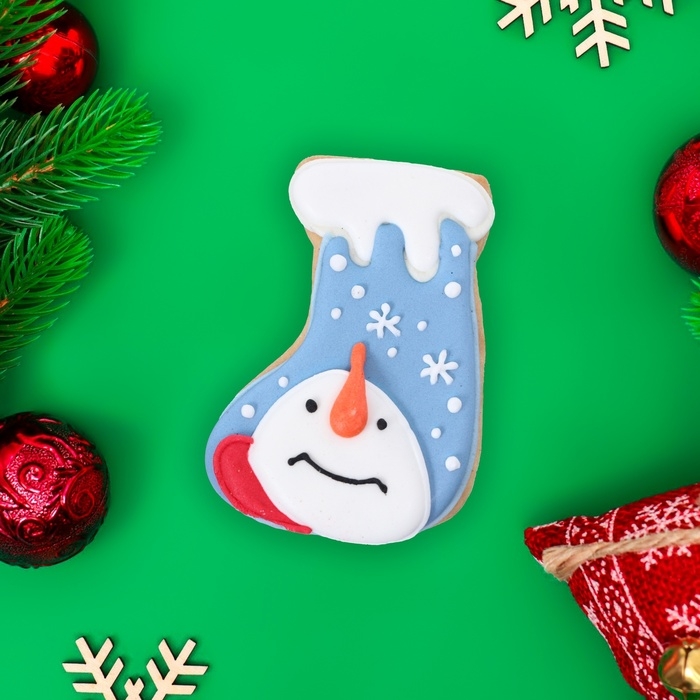 Новый год. Печенье «Елочное украшение» 35 гр (1кор=15 шт) Новый год. Печенье «Елочное украшение» 35 гр (1кор=15 шт)