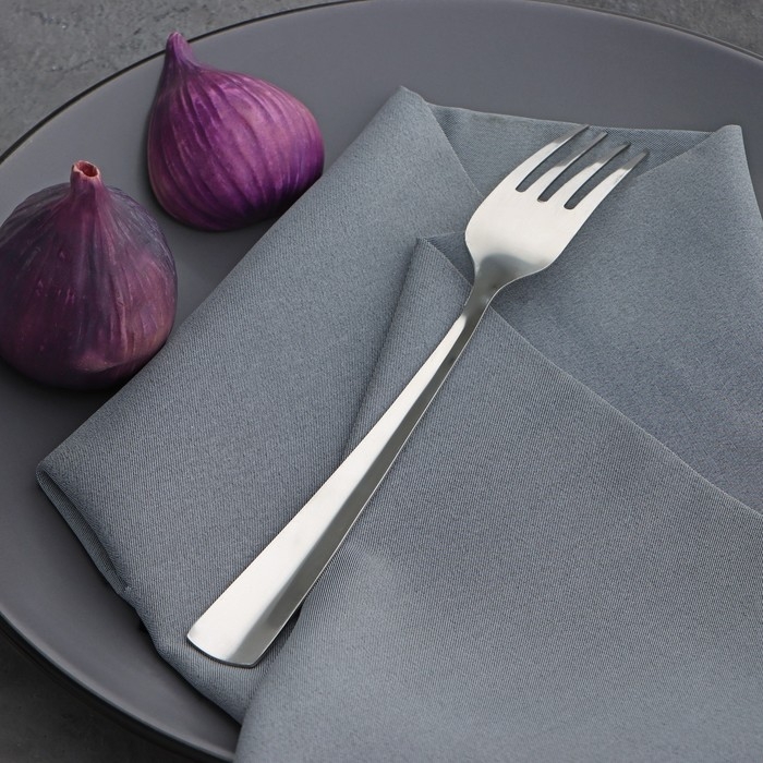 Вилка столовая Доляна Gleen, h=21 см, толщина 1,2 мм, цвет серебряный Вилка столовая Доляна Gleen, h=21 см, толщина 1,2 мм, цвет серебряный