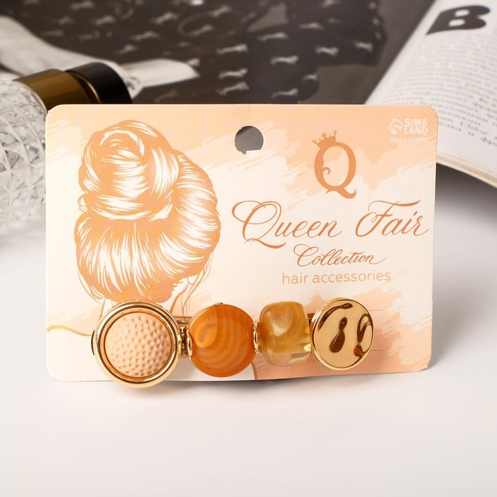 Заколка-автомат для волос Заколка-автомат для волос "Николетта" элегантность, 6,5 см