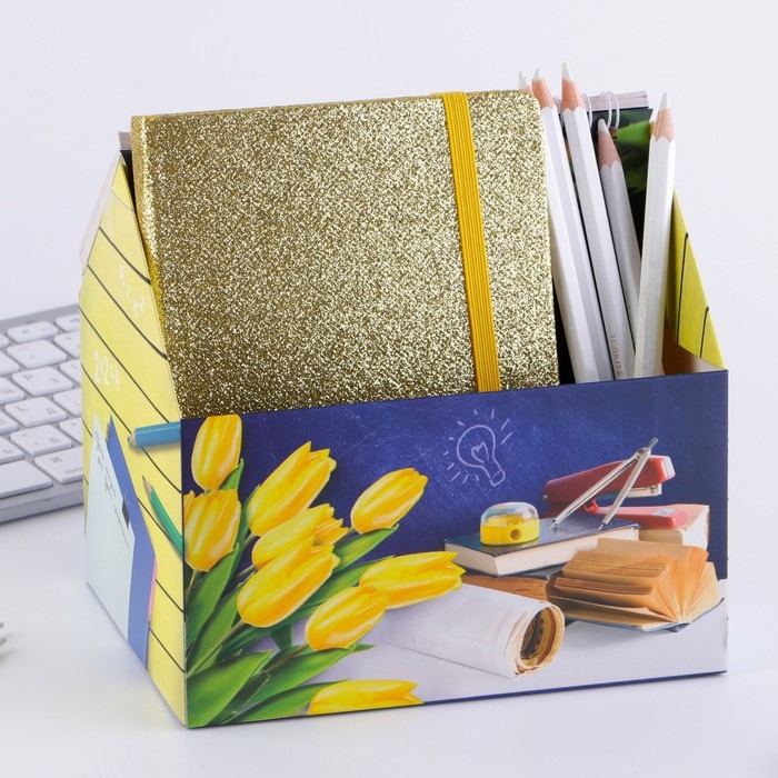 Планер - шкатулка «Самому лучшему учителю», 50 листов, 16х15х12 см Планер - шкатулка «Самому лучшему учителю», 50 листов, 16х15х12 см