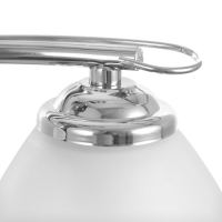 Люстра 1084/2SL 40Вт Е27 серебро 42х15х23 см BayerLux