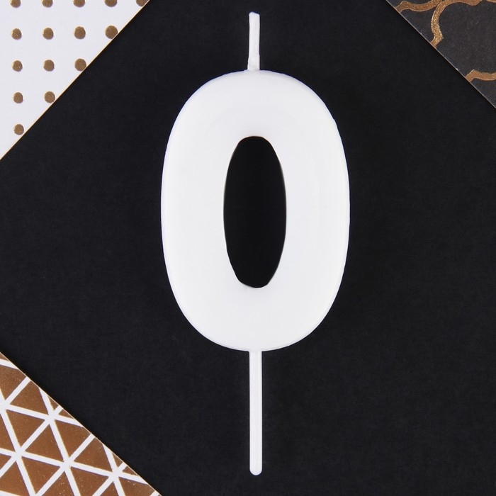 Свеча для торта, цифра «0», 5,5 х 8 см. Свеча для торта, цифра «0», 5,5 х 8 см.