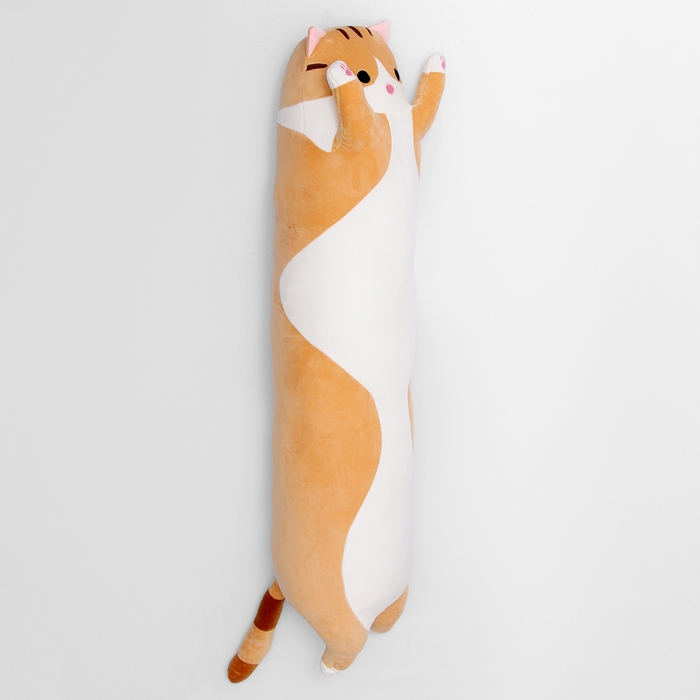 Мягкая игрушка «Котик», 110 см, цвет рыжий Мягкая игрушка «Котик», 110 см, цвет рыжий