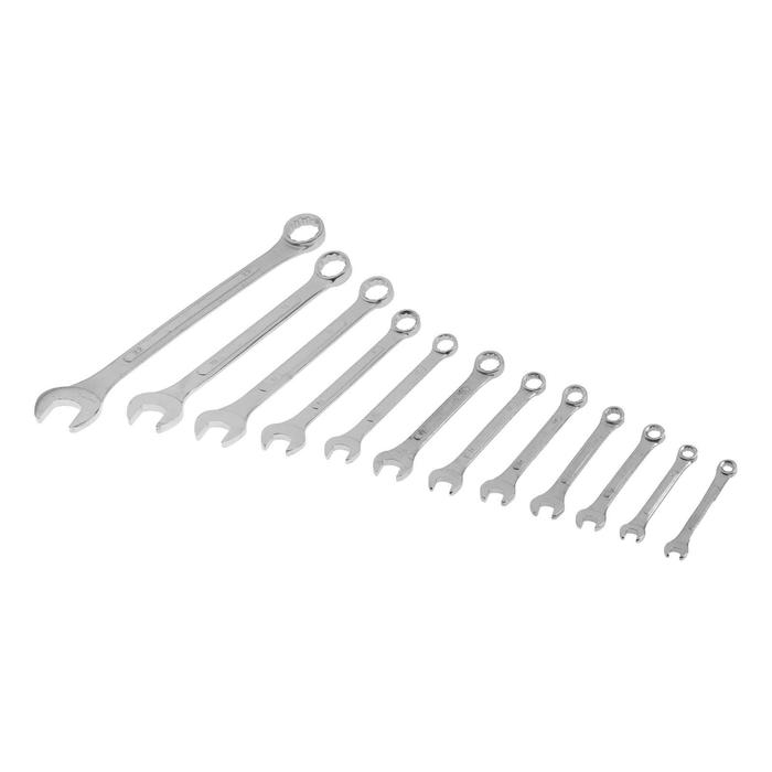 Набор ключей комбинированных усиленных в сумке ТУНДРА, 6 - 22 мм, 12 шт. Набор ключей комбинированных усиленных в сумке ТУНДРА, 6 - 22 мм, 12 шт.