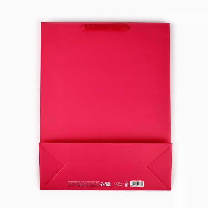 Пакет ламинированный вертикальный «От всего сердца», глиттер, L 31 х 40 х 11.5 см Пакет ламинированный вертикальный «От всего сердца», глиттер, L 31 х 40 х 11.5 см