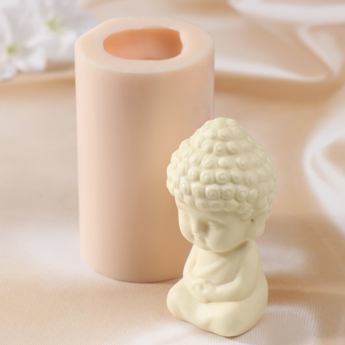 Молд силиконовый Молд силиконовый "Будда 2" Силикон 9,5х5х5 см