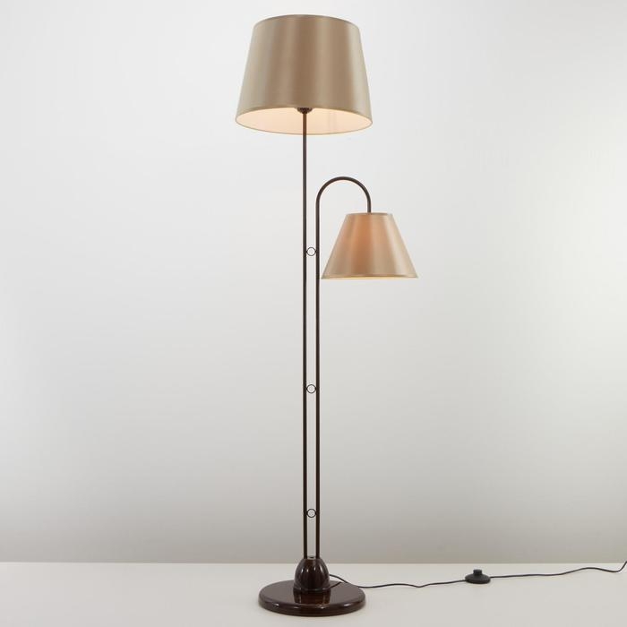 Торшер 3601/2 2х40Вт Е27, коричневый