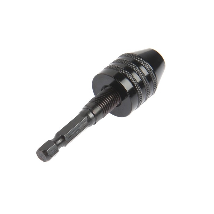 Мини-патрон для дрели, ТУНДРА, хвостовик 1/4 Мини-патрон для дрели, ТУНДРА, хвостовик 1/4", зажим 0.3 - 6.5 мм