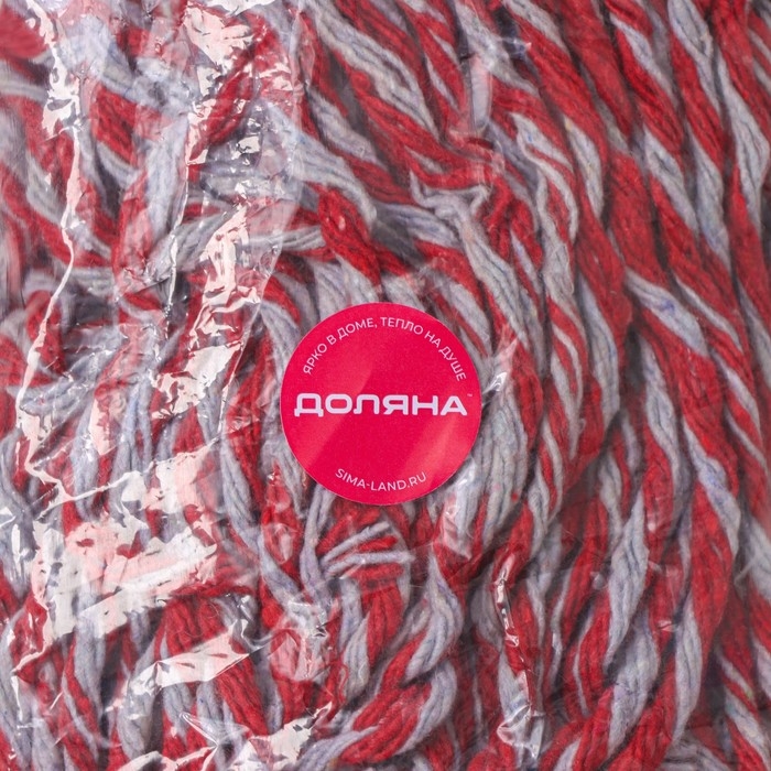 Насадка для швабры верёвочная Доляна, хлопок, 31×10×6,5, цвет МИКС Насадка для швабры верёвочная Доляна, хлопок, 31×10×6,5, цвет МИКС