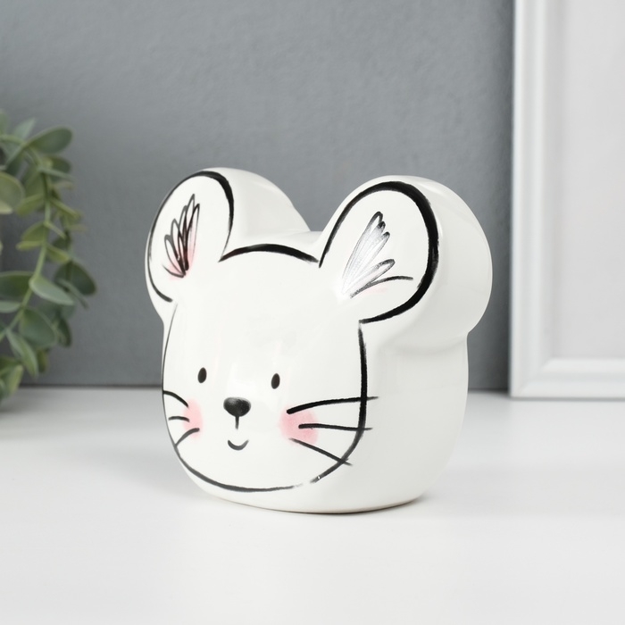 Копилка керамика  Копилка керамика "Милый мышонок" 8,9х14,8х11,8 см