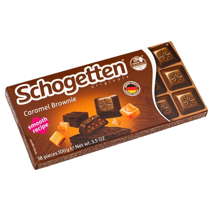 Шоколад Schogetten Caramell Brownie, 100 г Шоколад Schogetten Caramell Brownie, 100 г