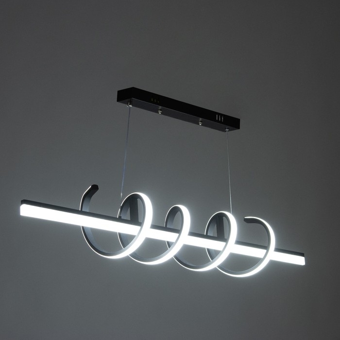 Светильник Светильник "Вихрь" LED 38Вт 6000К чёрный 100х18-110 см