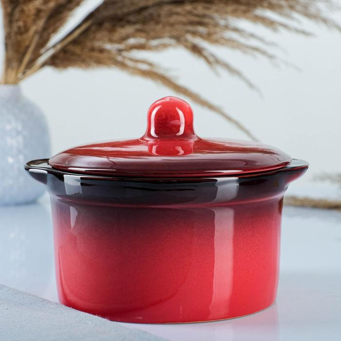 Кастрюля №2, 1л / 15х13см, красный Кастрюля №2, 1л / 15х13см, красный