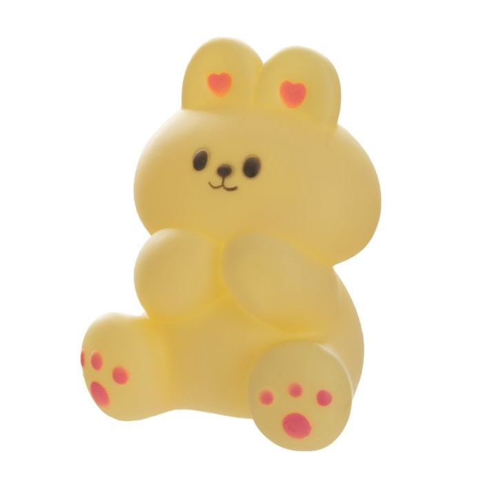 Ночник "Зайчик" LED 2Вт от батареек 3хLR44 желтый 7х9х11 см RISALUX