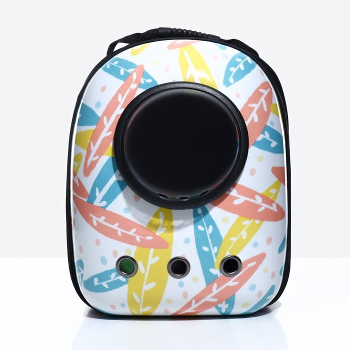 Рюкзак для переноски кошек и собак  Рюкзак для переноски кошек и собак "Пастель", с окном, 32 х 25 х 42 см