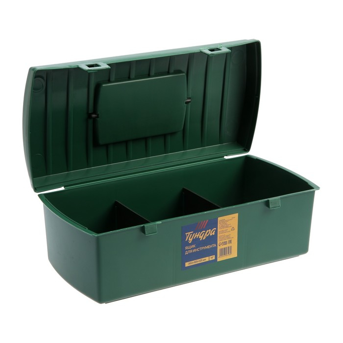 Ящик для инструмента ТУНДРА, 14 Ящик для инструмента ТУНДРА, 14", 350 х 165 х 125 мм, пластиковый