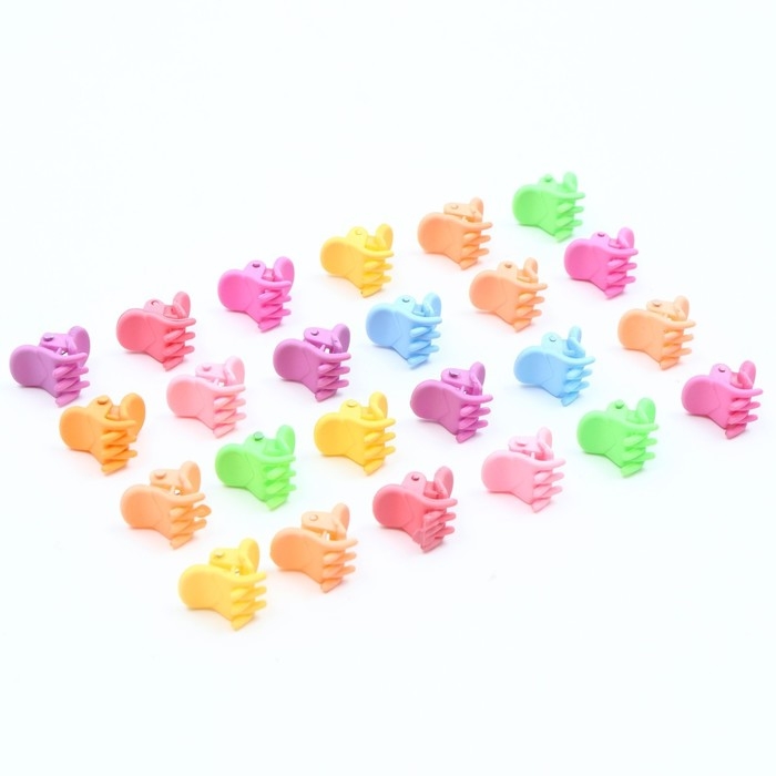 Краб для волос «Маленькой стиляге», 24 шт.,1 х 1,5 х 1,5 см Краб для волос «Маленькой стиляге», 24 шт.,1 х 1,5 х 1,5 см