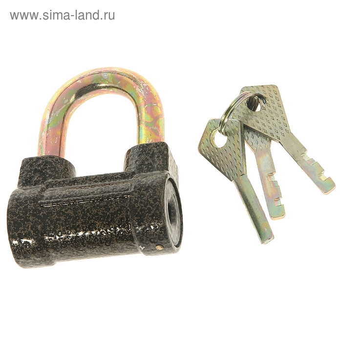 Замок навесной, тип 8, 60 мм, короткая дужка d= 9 мм, Замок навесной, тип 8, 60 мм, короткая дужка d= 9 мм,